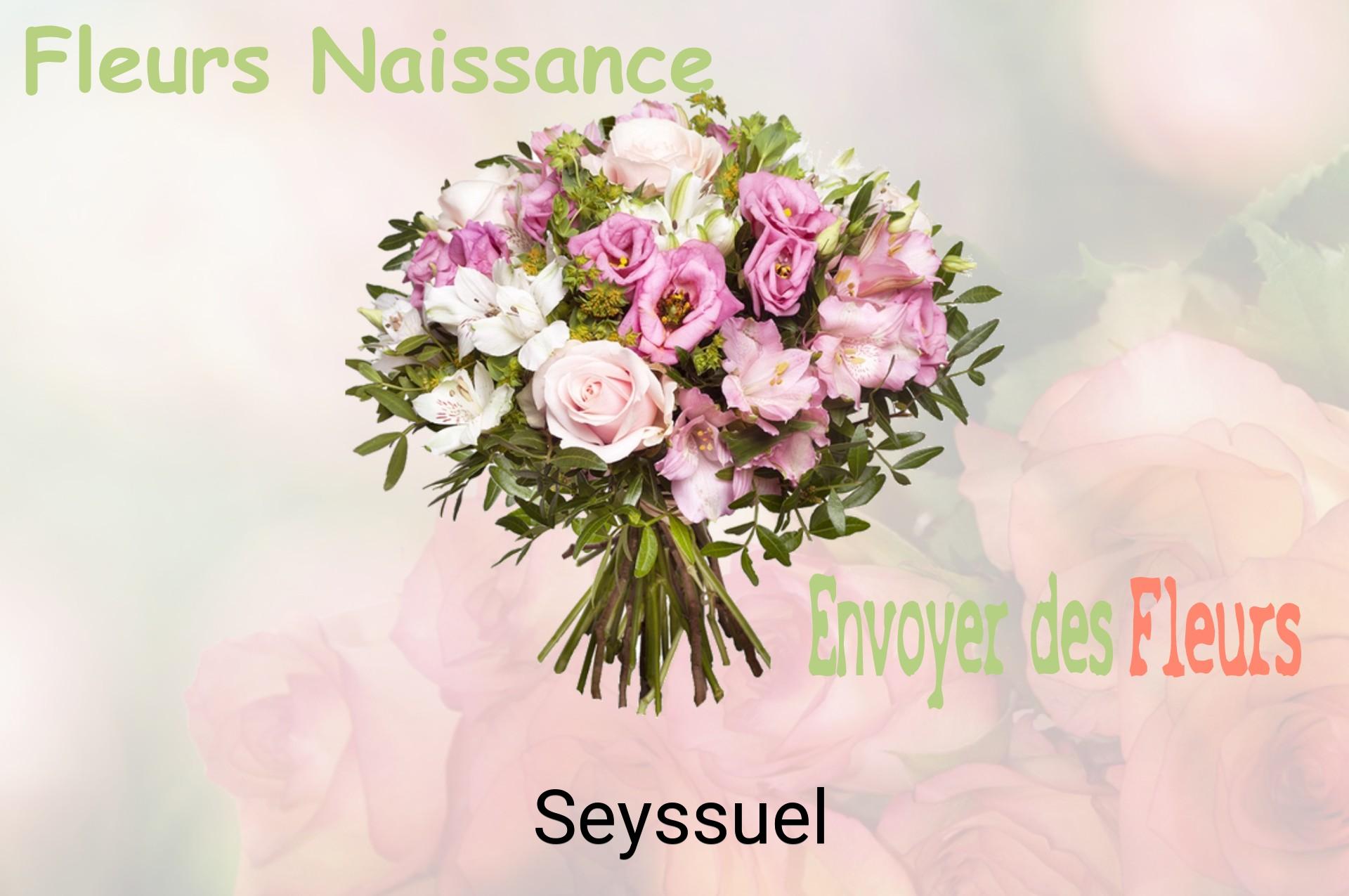 Bouquet de fleurs de naissance livré à Seyssuel
